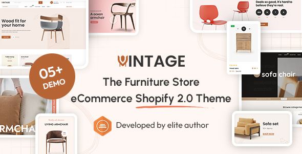复古-家具店电子商务Shopify 2.0主题