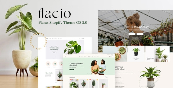 Flacio–植物Shopify主题OS 2.0