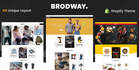 Brodway-分段多用途Shopify主题
