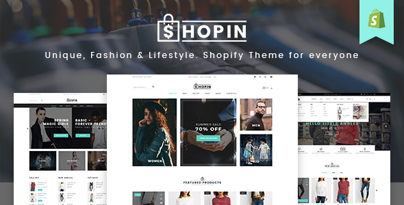 Shopin-多用途电子商务Shopify主题