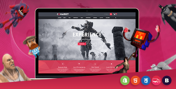 CGMarket-分段响应式Shopify主题