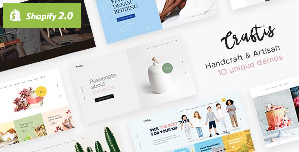 Craftis-面向创意人士的Shopify 2.0手工艺人主题