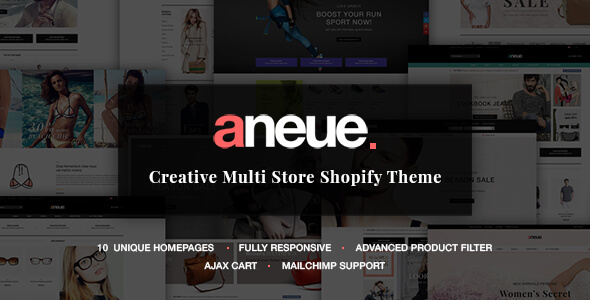 Anue-创意多店Shopify主题