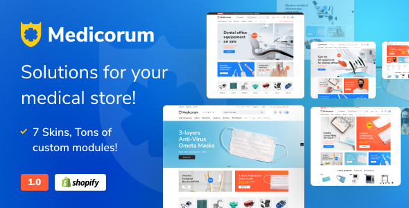 Medicorum-Shopify医疗商店模板