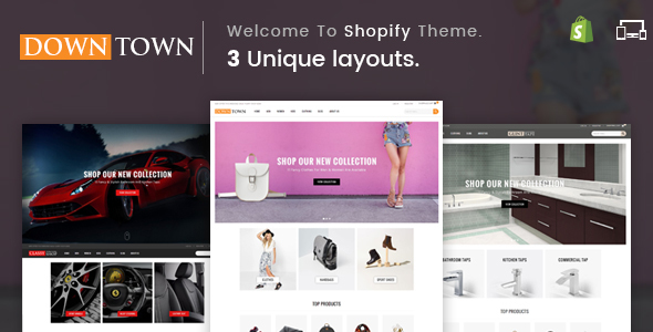 市中心-分段多用途Shopify主题