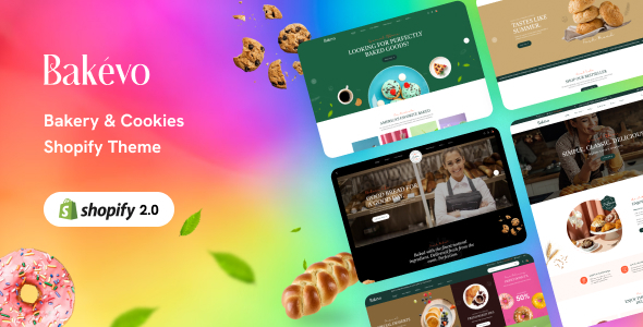 Bakevo-面包店和饼干Shopify主题