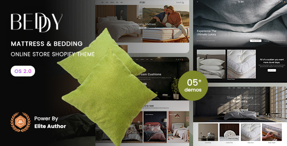 Beddy-床垫和床上用品在线商店Shopify 2.0主题