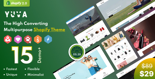 Yuva-多用途Shopify主题操作系统2.0