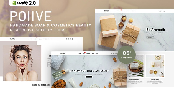 Polive-手工肥皂和化妆品美容Shopify主题