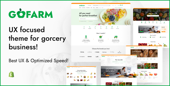 Gofarm-杂货食品Shopify主题