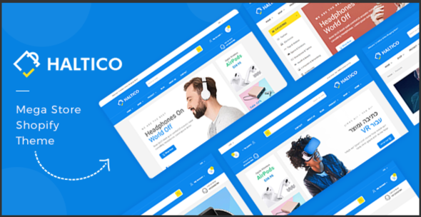 电子商店Shopify主题-Haltico