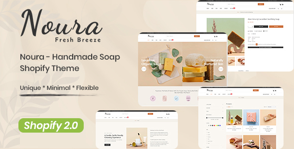 Noura-手工香皂Shopify主题