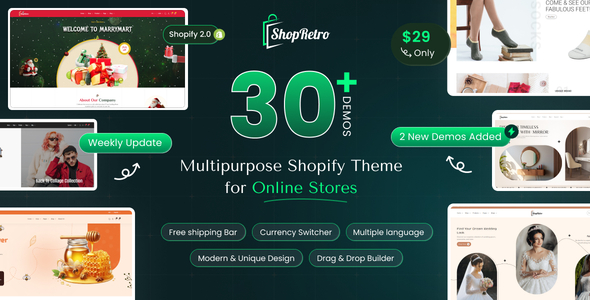 ShopRetro-多功能Shopify主题操作系统2.0