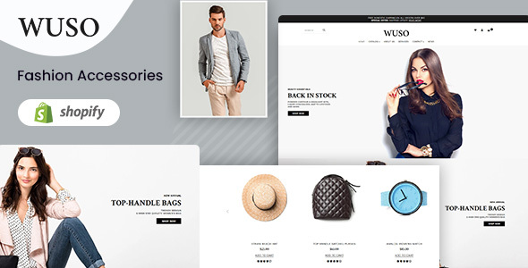 Wuso-简约时尚Shopify主题