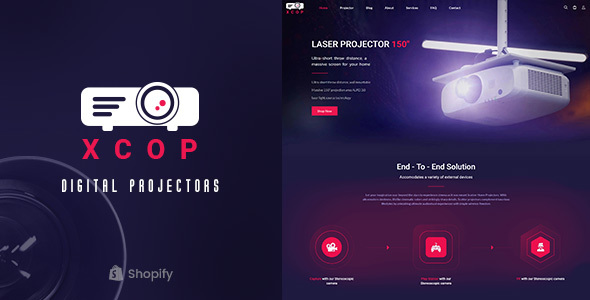Xcop-登录页面Shopify主题