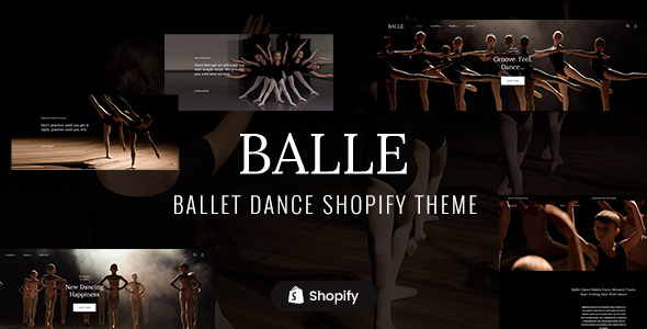 Balle-舞蹈工作室Shopify主题
