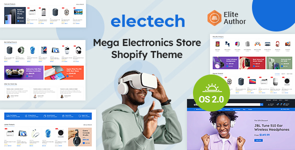 Electech-多用途电子商店Shopify 2.0响应式主题