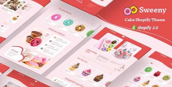 Sweeny-蛋糕和面包店Shopify主题