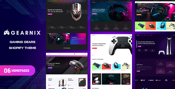 Gearnix-游戏设备和配件Shopify主题