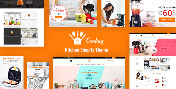 Cooksy-厨房商店，电器Shopify主题