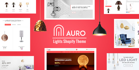 Auro |室内，灯光商店Shopify主题