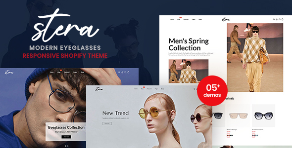 Stera-现代眼镜响应式Shopify主题