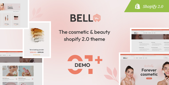 Bello-化妆品和美容响应式Shopify主题