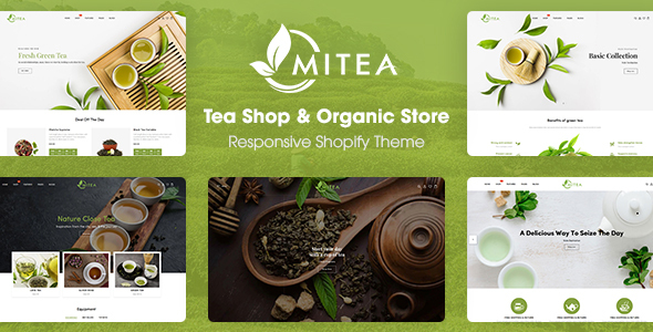 Mitea-茶馆和有机商店响应式Shopify主题