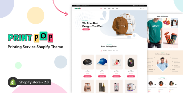 Printpop-打印公司Shopify主题