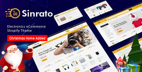 Sinrato-电子行业Shopify主题