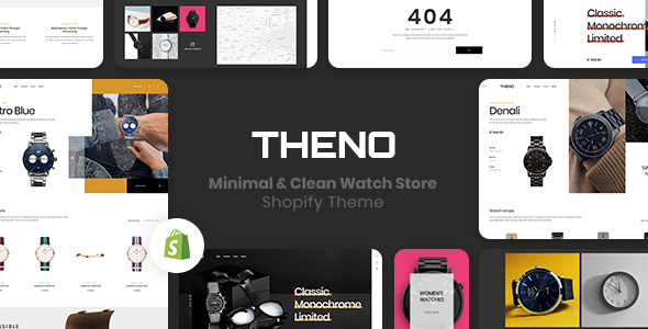 THENO–简约干净的手表店Shopify主题