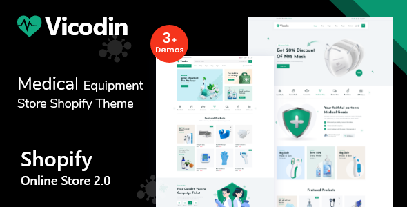 Vicodin-健康、医疗设备商店Shopify主题操作系统2.0