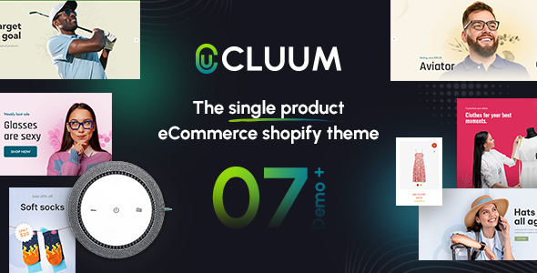 Cluum-单一产品和单一产品电子商务Shopify主题