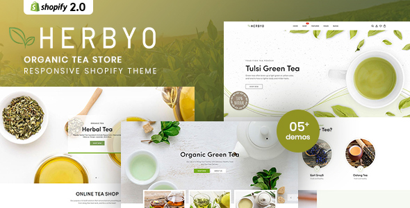 Herbyo-有机茶店Shopify主题