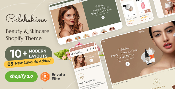 Celebrshine-Shopify时尚与美容化妆品主题