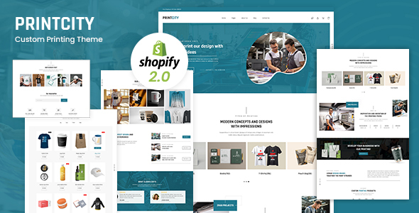 Printcity-打印商店Shopify主题
