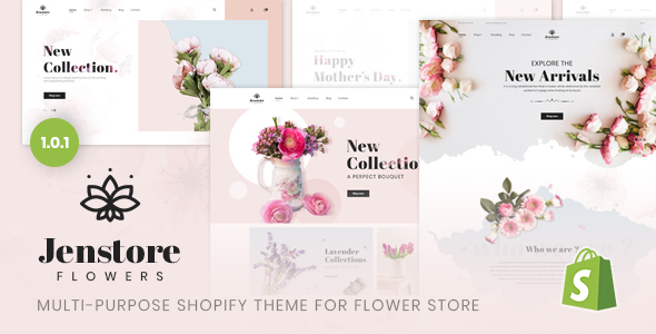 JenStore |花店多功能Shopify主题