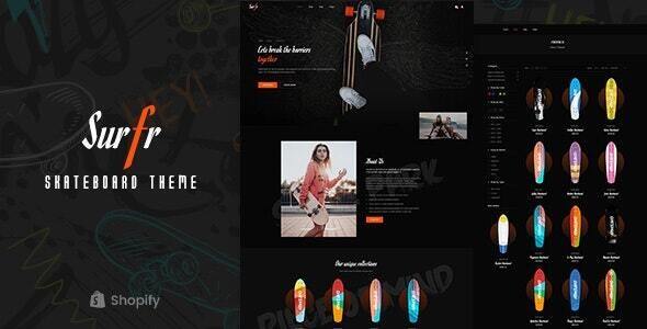 Surfr-Shopify单一产品商店