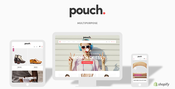Pouch-响应式拖放Shopify主题