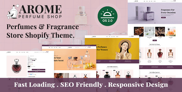 Arome-现代香水和香水商店Shopify主题OS 2.0