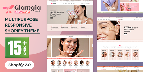 Glamgia-美容和化妆品商店响应式Shopify 2.0主题