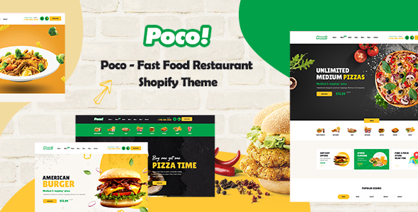 Poco快餐Shopify主题
