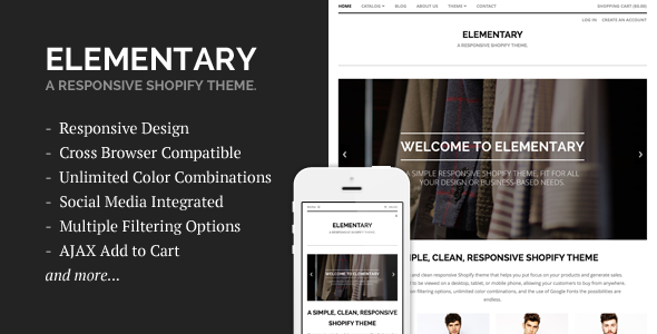 Elementary-响应式Shopify主题