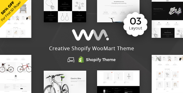 WooMart-分段多用途Shopify主题