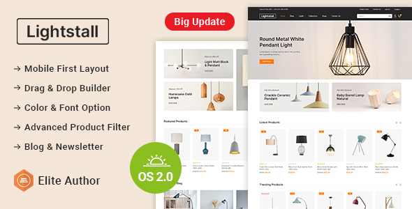 Lightstall-灯光装饰Shopify 2.0响应式主题