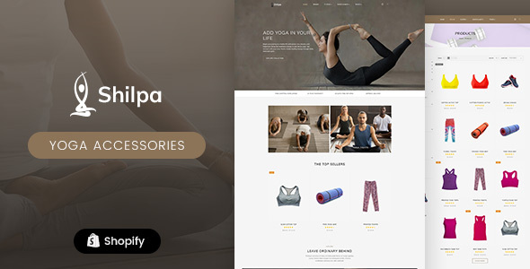 Shilpa-瑜伽商店和健身Shopify
