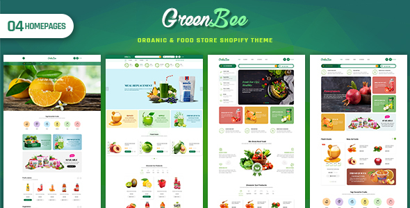 GreenBee-蔬菜水果店Shopify主题