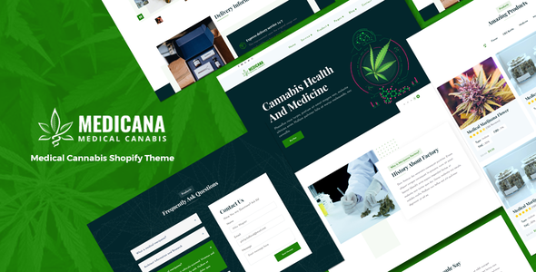 Medicana-医用大麻Shopify主题