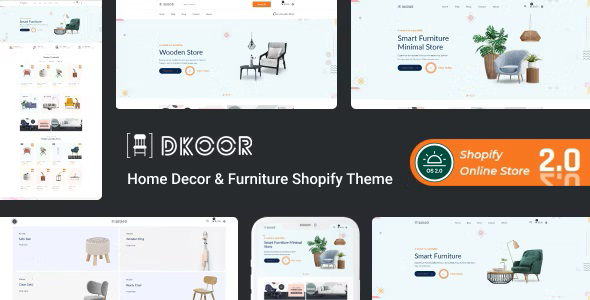 Dkoor-家居装饰和家具Shopify主题