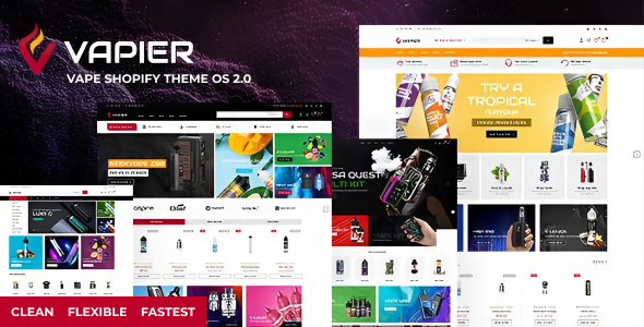 Vapier–电子烟商店Shopify主题操作系统2.0